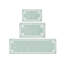 Tapis de bain 100% coton touffeté Evan Seafoam 24 x 72 po avec envers antidérapant-162460652-162460649