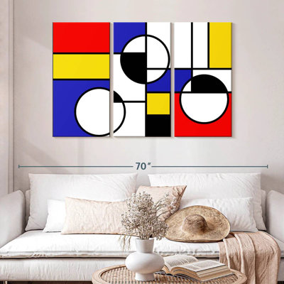 Formes inspirées par Avery Piet Mondrian