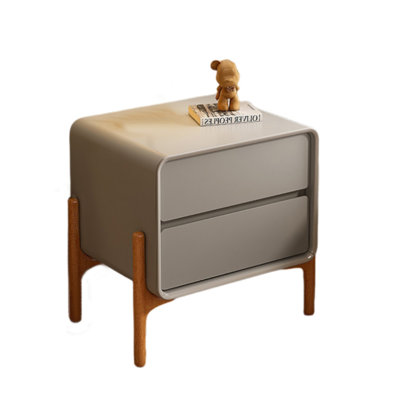 1 piece, high-end bedside table 15.75 inches wide, minimalist home bedroom, bedside table, minimalist storage cabinet