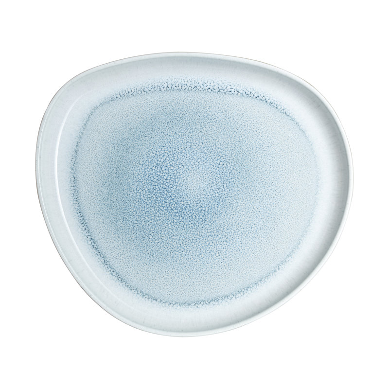 Denby Kiln Blue Platter, 1.37'' H x 10.60'' W x 11.80'' D