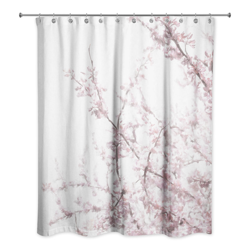 Rideau de douche Ester, Rose