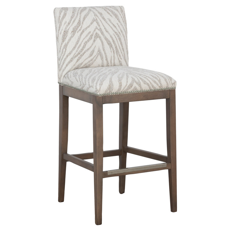 Nova Upholstered Counter Stool with Solid Wood Frame, Counter Stool (23.75" Seat Height), Montego Bay, Oasis (9508 97)