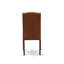 L'ensemble de salle à manger 3 pièces comprend une table de salle à manger rectangulaire avec des feuilles papillon et 2 chaises rembourrées en similicuir brun, acajou-106903765-122935573
