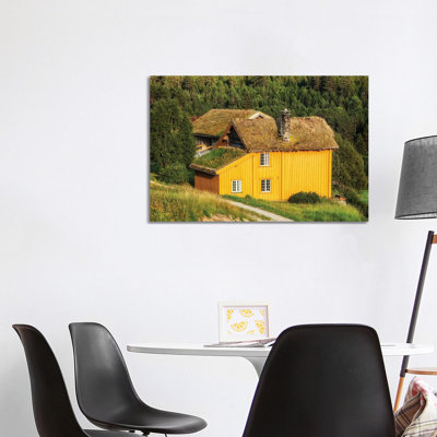 Norwegian House by Mikolaj Gospodarek - Wrapped Canvas Print