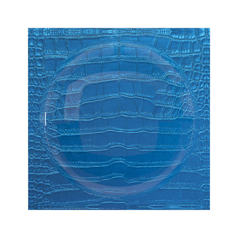 Crocodile Acrylic Candy Catchall Dish, Kyoto Blue