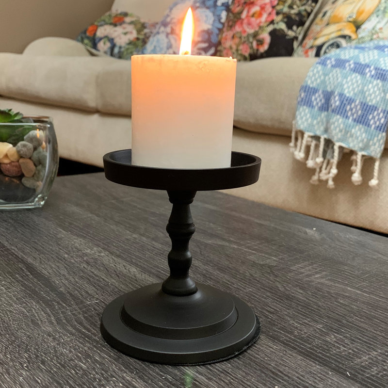 Chandelle de table en métal 4,5 po