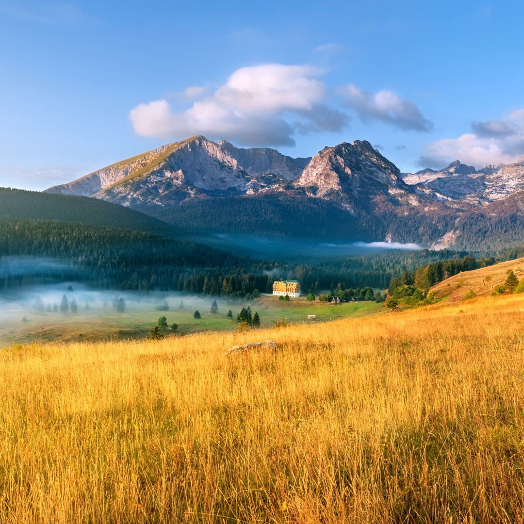 Leinwandbild Berglandschaft. Durmitor-Nationalpark - Montenegro