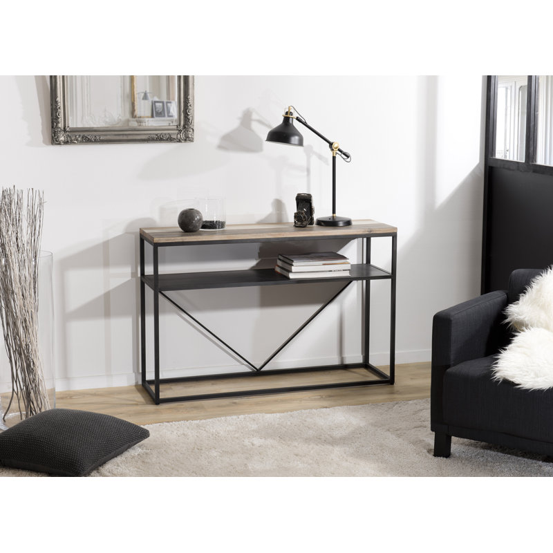Sheena 120cm Solid Wood Top Console Table