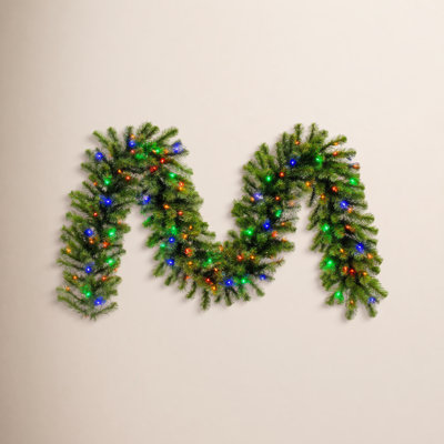 108" Pre-Lit Deluxe Garland