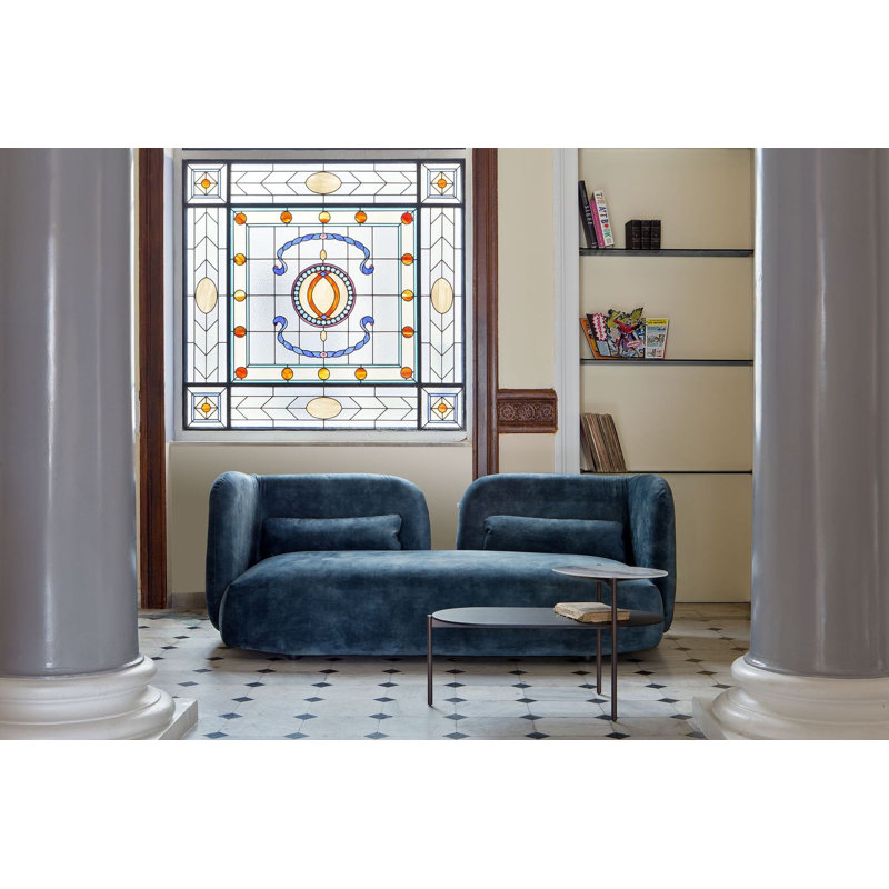 Fat-A Velvet Sofa, 28.8" H x 71" W x 32.7" D