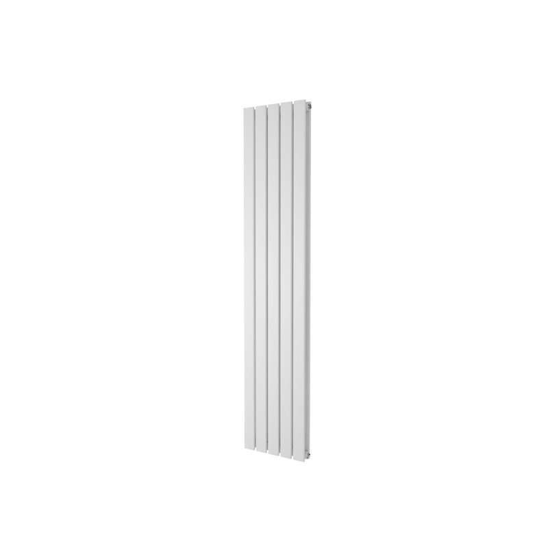 Peter Vertical Flat Double Panel Radiator, White, 1600mm H x 340mm W