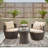 2 - Person Patio Conversation Set with Cushions-168267120