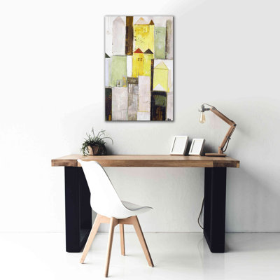 «Playground 2 Yellow» par Design Fabrikken, estampe numérique sur toile