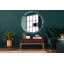 Huldar Glass Flat Wall Mirror