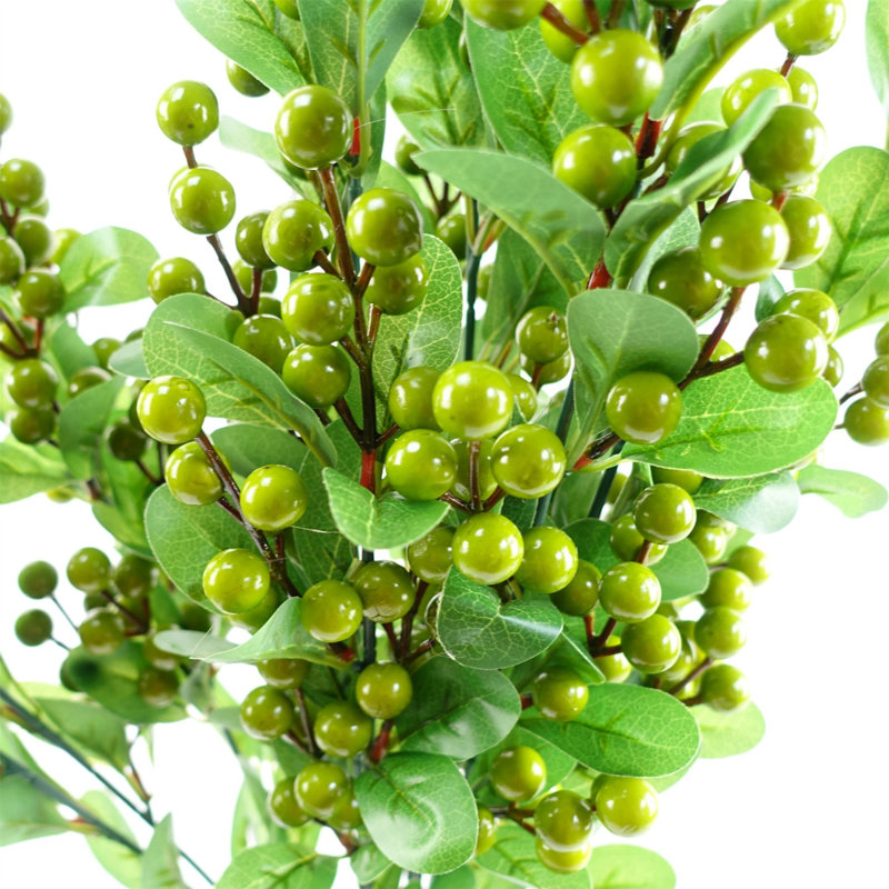 Plastic, Silk Artificial Arrangement, Green