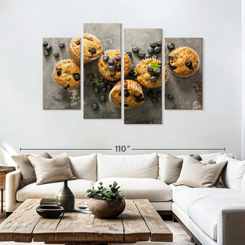Yarlin Baked Blueberry Dessert, 54'' H x 84'' W