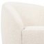 Chaise longue pivotante rembourrée Alma Boucle-448977327