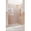 Porte de douche à charnière en verre sans cadre 63,25 po x 78 po Halo-59371498