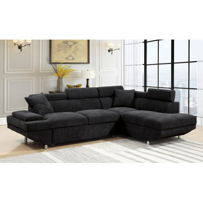 Nibbi Upholstered L-Shaped Sectional Right Hand Facing