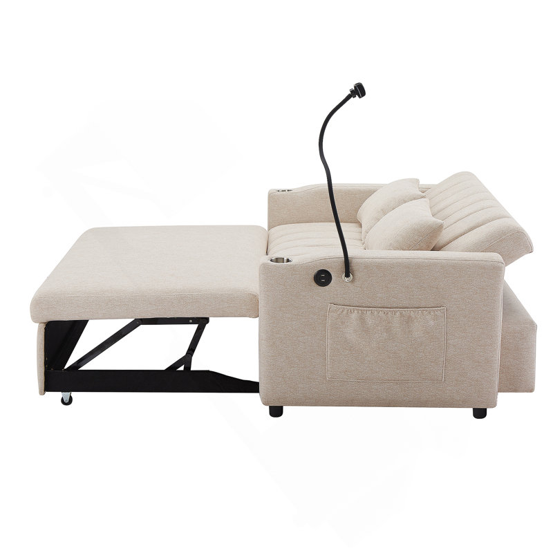 Canapé-lit convertible polyvalent avec des caractéristiques avancées pour le confort et la multifonctionnalité du salon
