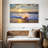 Sunset Over Beach Canvas Print-854090812