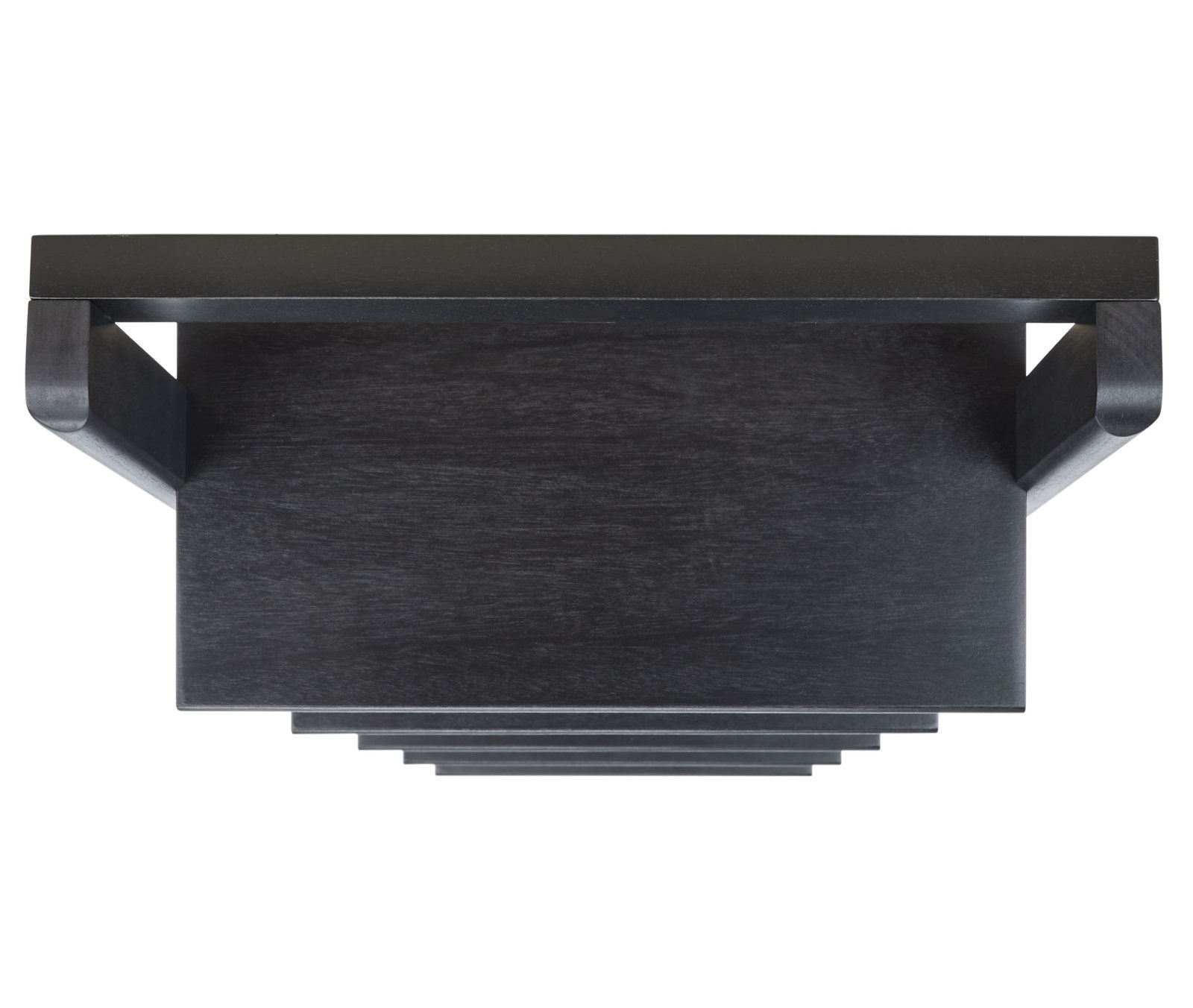 Joe Ladder Bookcase, 76" H x 17" W x 14" D, Black