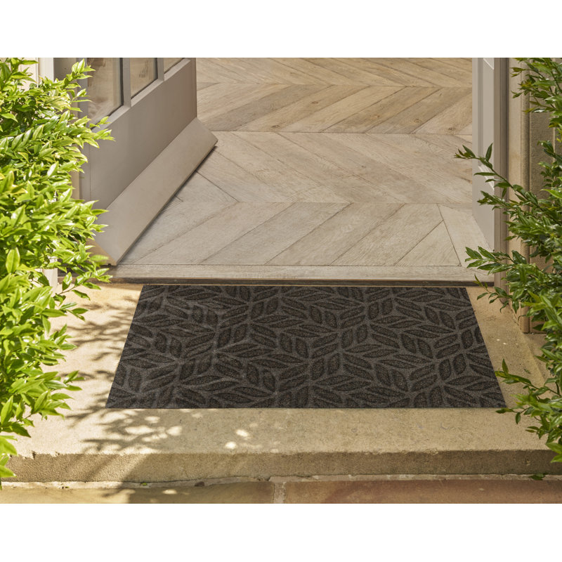 Non-Slip Christmas Indoor Doormat, Rectangular 45 x 75cm, Dark Brown