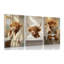 3 Piece Wrapped Canvas Print-1924738168
