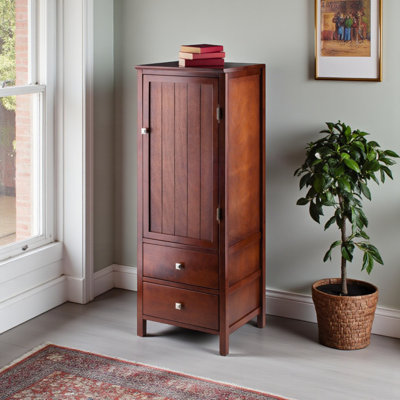 Dominguez Jelly 2-Drawer Cupboard, Walnut by Winston Porter