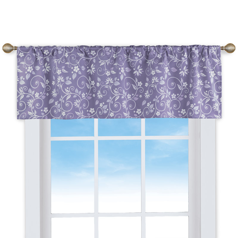 Rideau simple en microfibre Dinara, Lavn