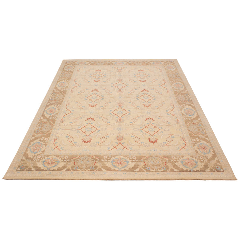 Tapis ivoire en laine New Age Adriahna