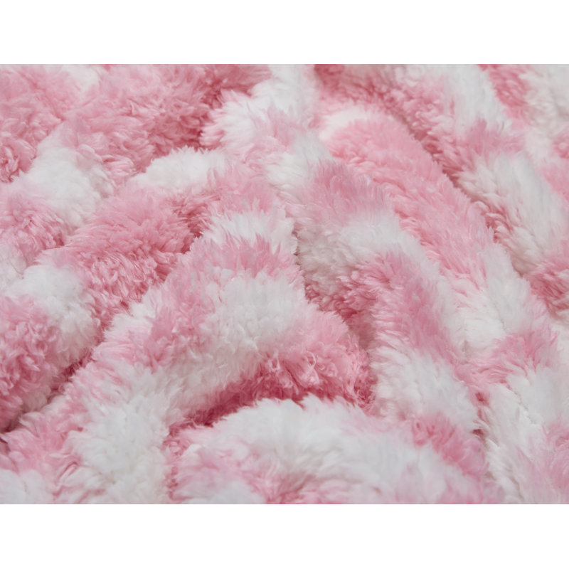Plain Weave / Muslin Throw Blanket, Pink