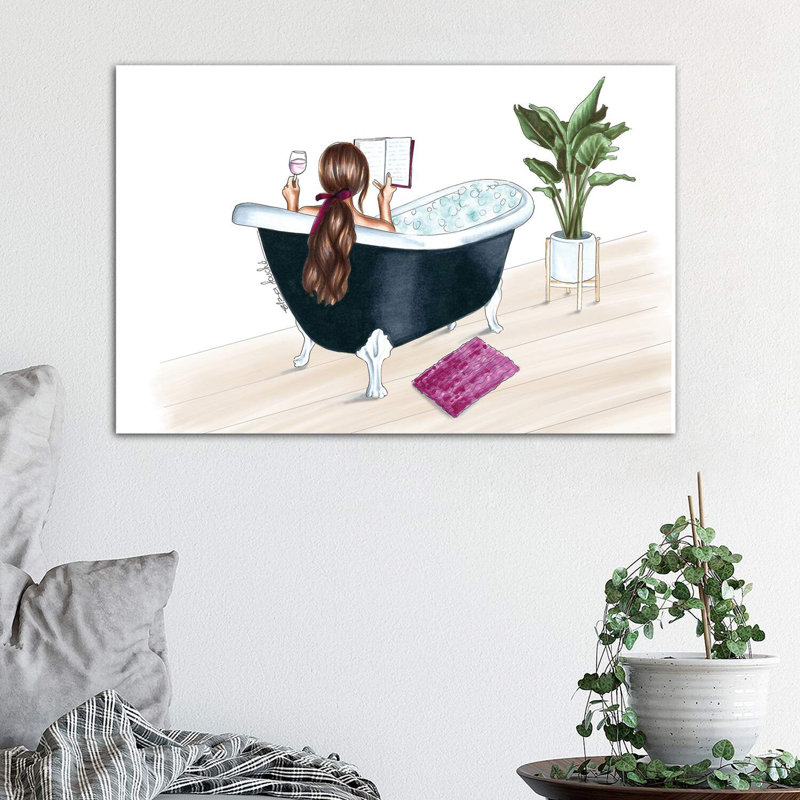 Relax 1 Piece Wrapped Canvas Painting, 66.04 cm H x 45.72 cm W x 1.91 cm D
