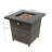 28-inch Willow Square Fire Pit Table