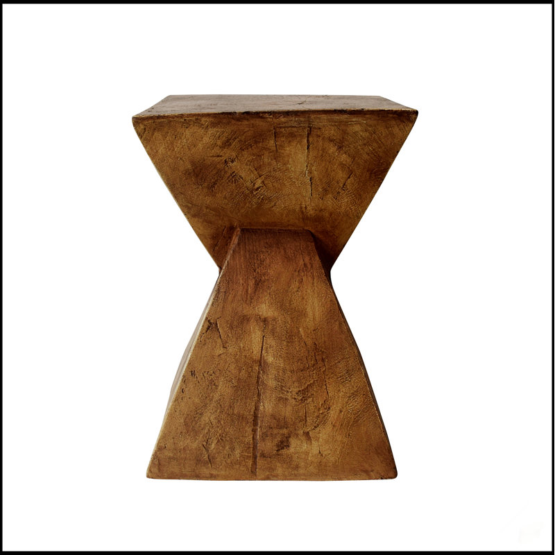 Table d'appoint TESS Modern - Élégante décoration en forme de sablier pour le salon, la chambre à coucher ou le bureau, mobilier de maison polyvalent