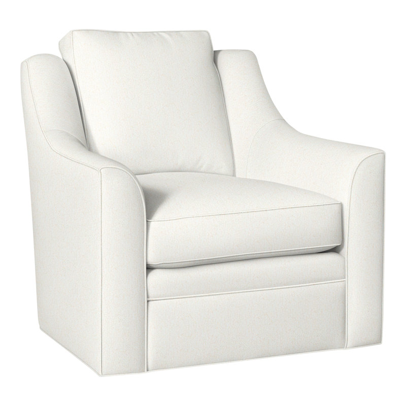 Fauteuil pivotant American Bungalow Nicholas, Perigold améliorer blanc