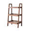 Noyer - ombragé, 3 niveaux, bibliothèque en chêne, imperméable, couleur de surface facile à nettoyer, organisateur, entrée, rangement dans la chambre à coucher