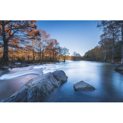 River Relaxation - Wrapped Canvas Print