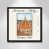 Espresso Floater Framed Canvas selected