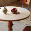 Table ronde unique en forme de pieds en bambou-1013714104