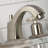 Kingston Brass Millennium Two-Handle 3-Hole Deck Mount Widespread Bathroom Faucet with Brass Pop-Up Drain-54357546