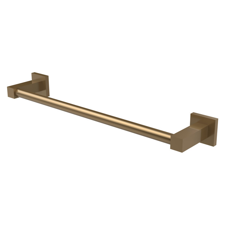 Barre à serviettes murale contemporaine Haranu, H 2 po x l 37,7 po x P 3,7 po, Bronze brossé