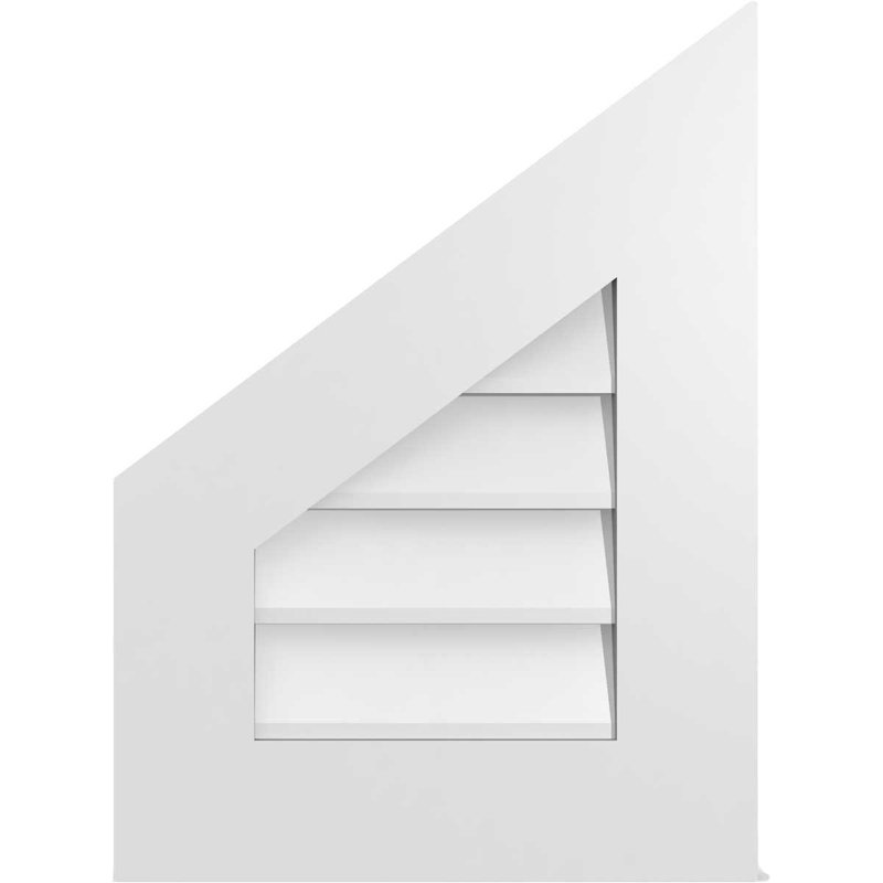 Évent en poire non-fonctionnel Signature, H 22 po x l 16 po x P 1 po