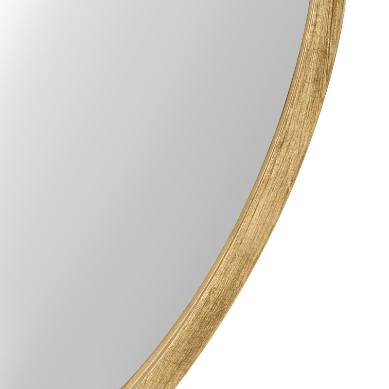 Miroir mural Arranjeet, 21,6 po x 21,6 po, Or