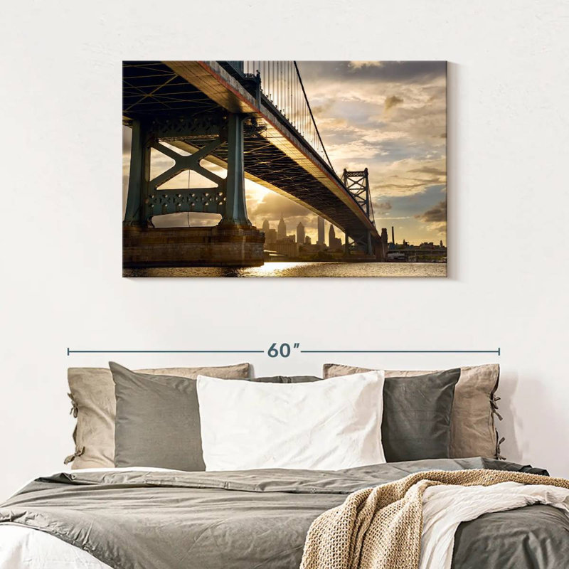 Lilie Philadelphia Suspension Bridge, H 30 po x l 45 po