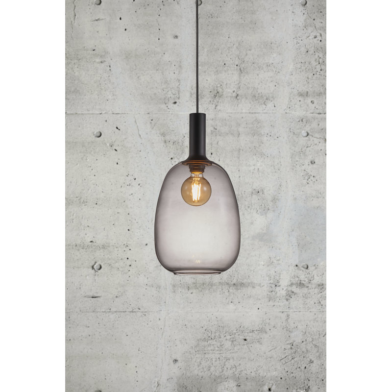 1 - Light Black Single Pendant