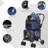 Foldable Pet Stroller with Detachable Carrier-86880162