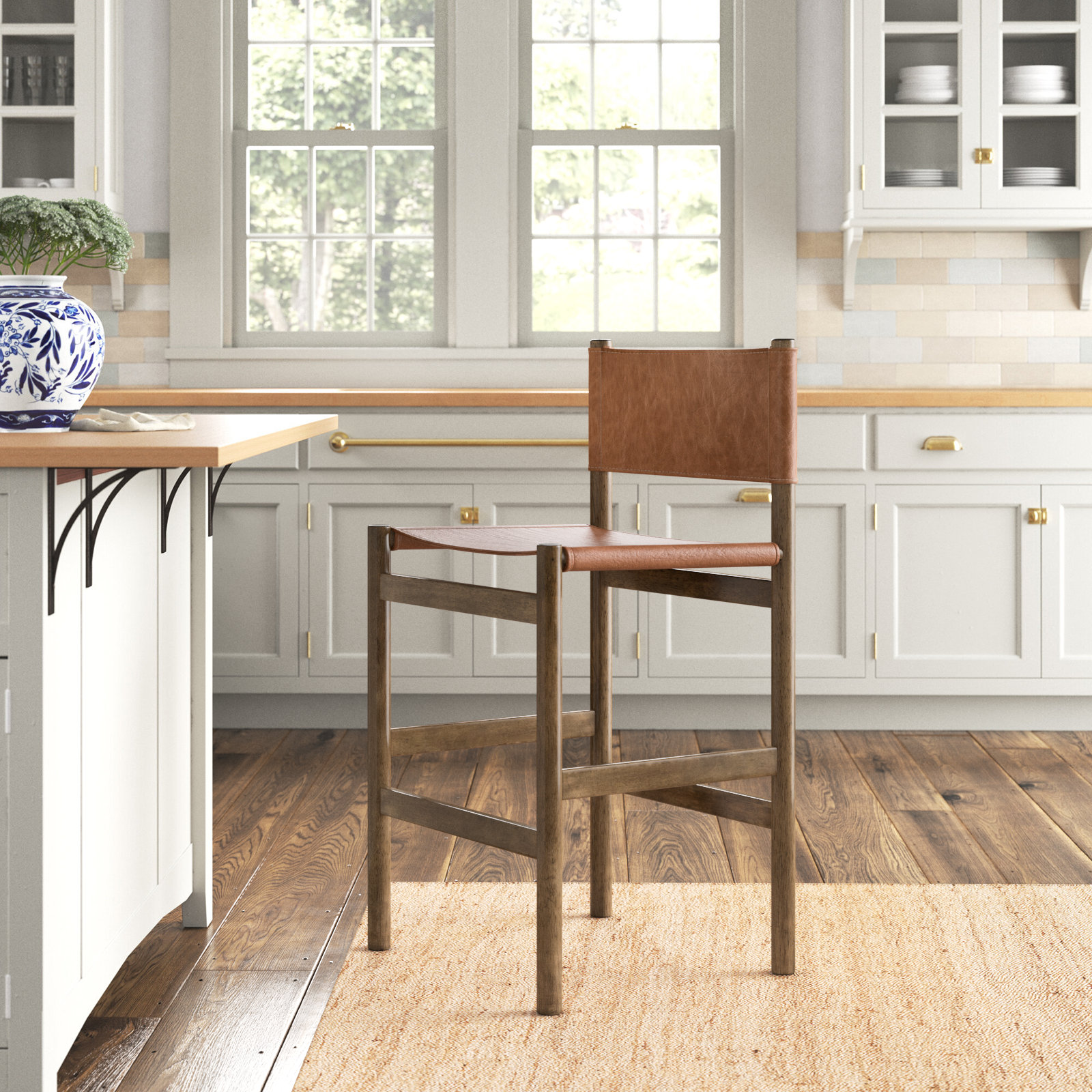 Matisse Bar and Counter Stool, Counter Stool (26.5" Seat Height), Butterscotch, Camel