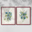 «Bouquet of Blue I», reproduction encadrée de qualité supérieure - prête à être accrochée - aucun clou requis - aucun clou requis-1465701747-1465701757