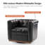 Fauteuil club pivotant carré en cuir véritable l 32,5 po Sonika-98304172